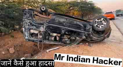 mr indian hacker car accident