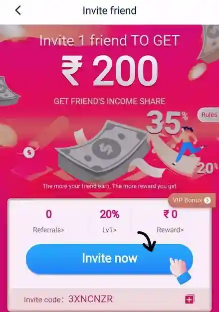 Tap Coin app Referral Code